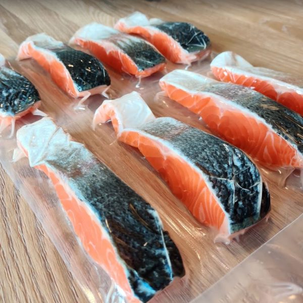 Hofseth Norwegian rainbow trout portions 150g, vacuum packed frozen